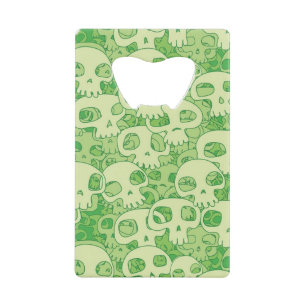 Abrebotellas De Tarjeta De Crédito Cráneos frescos