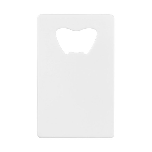 Abrebotellas De Tarjeta De Crédito Crea tu propio diseño. (Anverso)