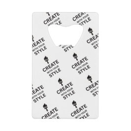 Abrebotellas De Tarjeta De Crédito Crédito Mínimo Personalizado con Marca de la Empre