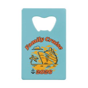 Abrebotellas De Tarjeta De Crédito Crucero Familiar 2026