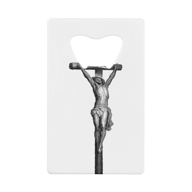 Abrebotellas De Tarjeta De Crédito Cruz de Jesús (Anverso)