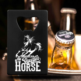 Abrebotellas De Tarjeta De Crédito Cuartel americano Cowboy silvestre oeste
