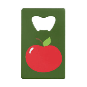 Abrebotellas De Tarjeta De Crédito Cuidada manzana de tu Personalizado divertido visu