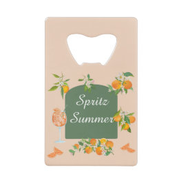 Abrebotellas De Tarjeta De Crédito Cumpleaños de verano con Spritz