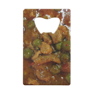 Abrebotellas De Tarjeta De Crédito Curry tailandés panang [พ ะ น ง] ... Comida callej