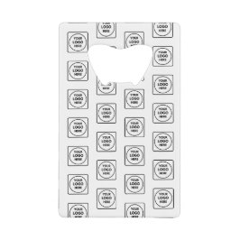 Abrebotellas De Tarjeta De Crédito Custom Company Logo Credit Card Branding Design