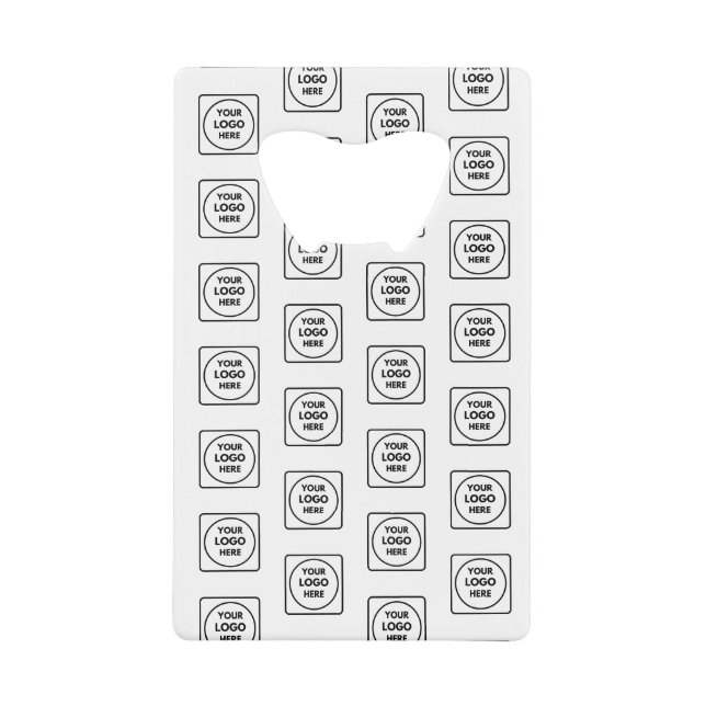 Abrebotellas De Tarjeta De Crédito Custom Company Logo Credit Card Branding Design (Anverso)