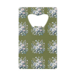 Abrebotellas De Tarjeta De Crédito Custom flower