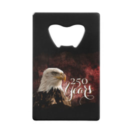 Abrebotellas De Tarjeta De Crédito Customizable Patriotic Eagle Bottle Opener