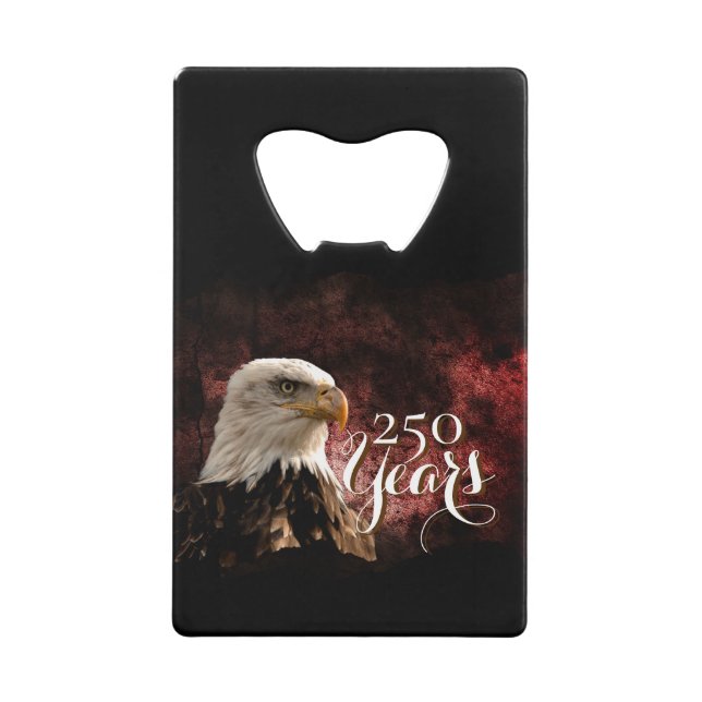 Abrebotellas De Tarjeta De Crédito Customizable Patriotic Eagle Bottle Opener (Anverso)