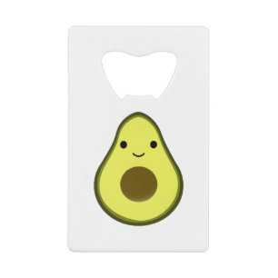 Abrebotellas De Tarjeta De Crédito Cute Kawaii Aguacate