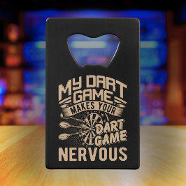 Abrebotellas De Tarjeta De Crédito Dart Game Flex - Reproductor de Dart
