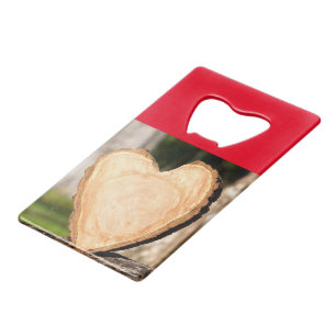 abrebotellas de tarjeta de crédito de corazón de m