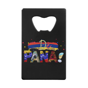 Abrebotellas De Tarjeta De Crédito De Pana Venezuela Slang Venezuelan Culture Lovers