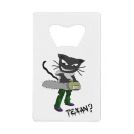 Abrebotellas De Tarjeta De Crédito Debe ser un texano