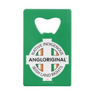 Abrebotellas De Tarjeta De Crédito Derechos de Tierra Irlandesa Angloriginal™