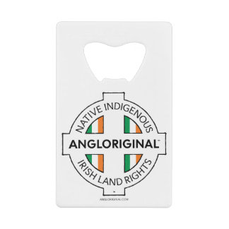 Abrebotellas De Tarjeta De Crédito Derechos de Tierra Irlandesa Angloriginal™