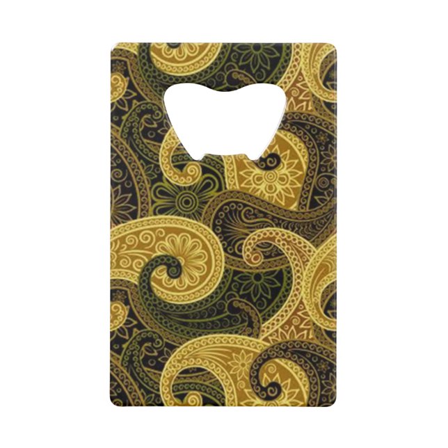 Abrebotellas De Tarjeta De Crédito Desplazamiento de estilos clásicos (Anverso)