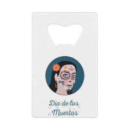 Abrebotellas De Tarjeta De Crédito Día de Los Muertos Día de los Muertos