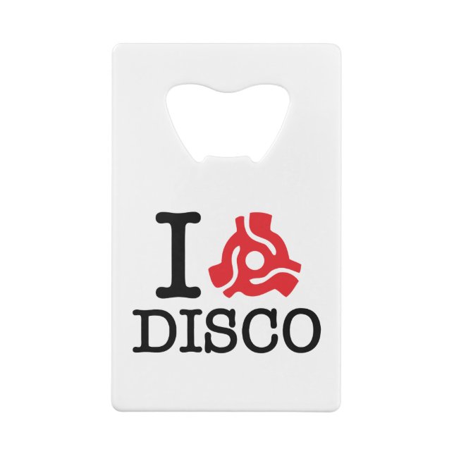 Abrebotellas De Tarjeta De Crédito Disco adaptador I 45 (Reverso)