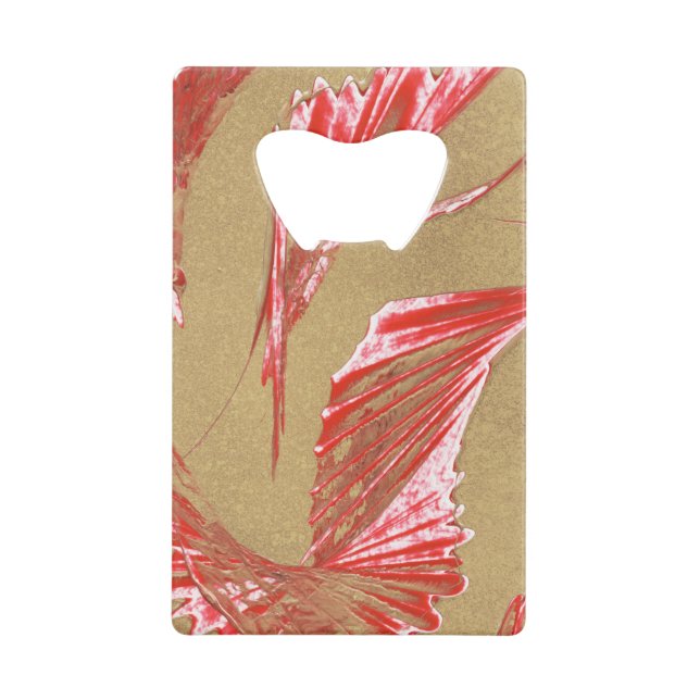 Abrebotellas De Tarjeta De Crédito Diseño de ala conceptual (Anverso)