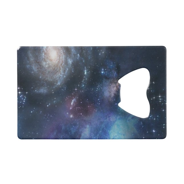 Abrebotellas De Tarjeta De Crédito Diseño de espacio (Anverso (Horizontal))
