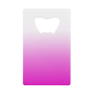 Abrebotellas De Tarjeta De Crédito Diseño de fondo de degradado de color rosa naranja