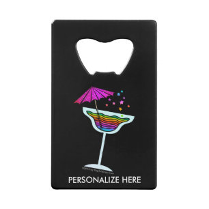 ABREBOTELLAS DE TARJETA DE CRÉDITO - DISEÑO DE MAR