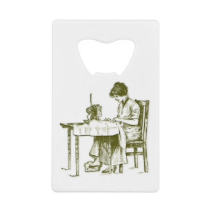 Abrebotellas De Tarjeta De Crédito Diseño de Seamstress
