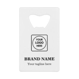 Abrebotellas De Tarjeta De Crédito Diseño de tarjeta de crédito empresarial con logot