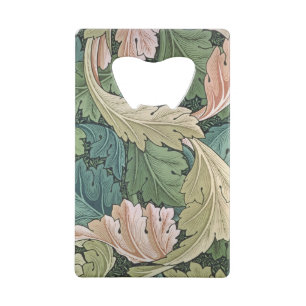 Abrebotellas De Tarjeta De Crédito Diseño del papel pintado del "Acanthus", 1875