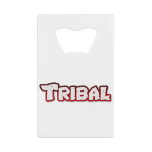 Abrebotellas De Tarjeta De Crédito diseño tribal fresco