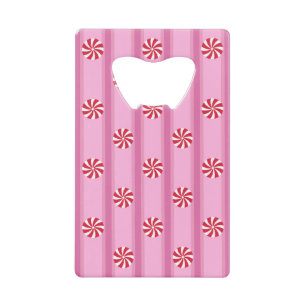 Abrebotellas De Tarjeta De Crédito Divertidos y Navidades rosas pimienta dulce