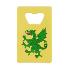 Abrebotellas De Tarjeta De Crédito Dragon Rampant Vert