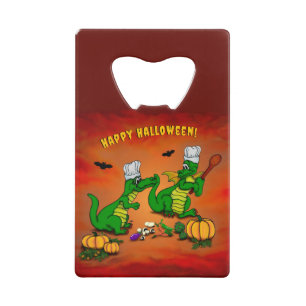 Abrebotellas De Tarjeta De Crédito Dragones - ¡Feliz Halloween! Hoy cocinaré