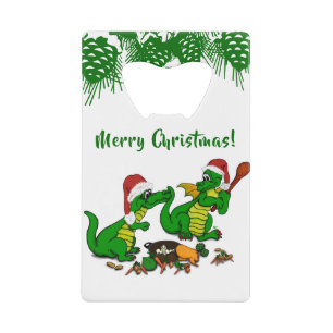 Abrebotellas De Tarjeta De Crédito Dragones - ¡Feliz Navidad! - hoy cocinaré