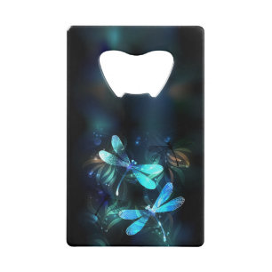 Abrebotellas De Tarjeta De Crédito Dragonflies
