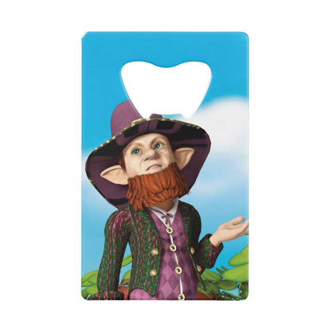 Abrebotellas De Tarjeta De Crédito Duende (Anverso)