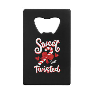 Abrebotellas De Tarjeta De Crédito Dulce Pero Divertido Santa De Caramelo De Navidad