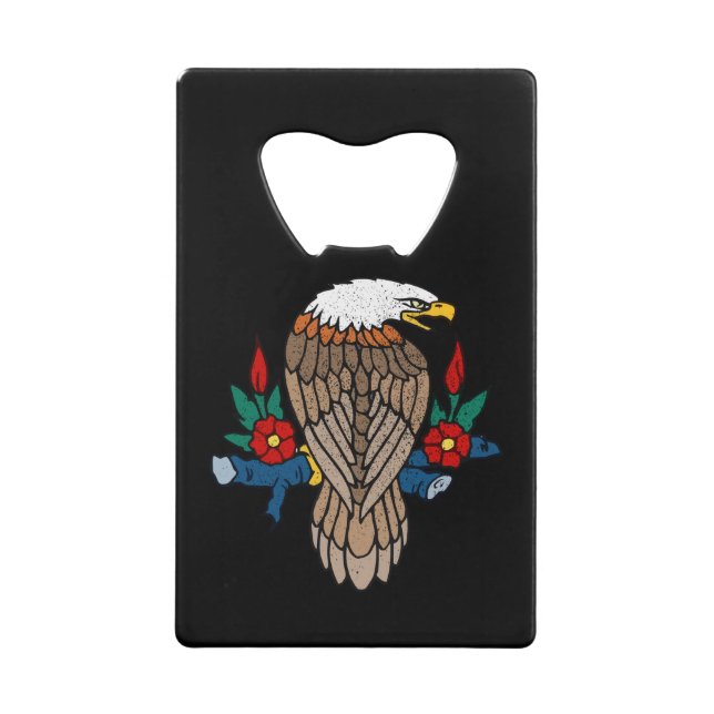 Abrebotellas De Tarjeta De Crédito Eagle Art (Anverso)