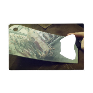 Abrebotellas De Tarjeta De Crédito ¡El carnicero!