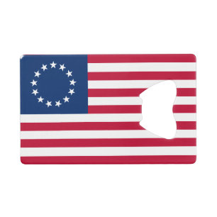 Abrebotellas De Tarjeta De Crédito El Círculo de Estrellas, Bandera de Estados Unidos