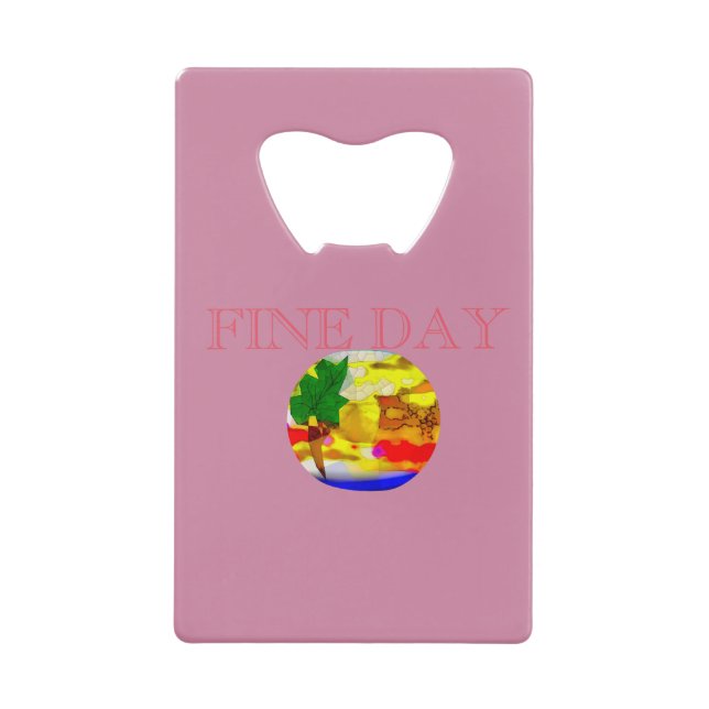 Abrebotellas De Tarjeta De Crédito EL DÍA DEL árbol_FINE DE las estrellas (Anverso)