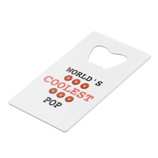 Abrebotellas De Tarjeta De Crédito El pop más genial del mundo (Ángulo frontal)