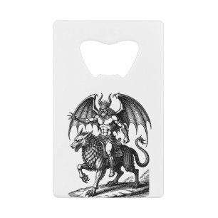 Abrebotellas De Tarjeta De Crédito El silencioso dominio de Astaroth