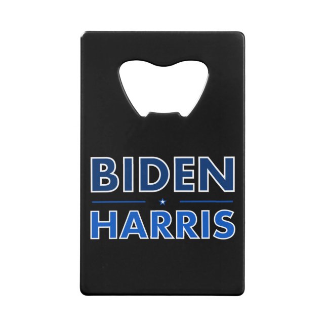 Abrebotellas De Tarjeta De Crédito Elecciones Biden Harris 2020 (Anverso)