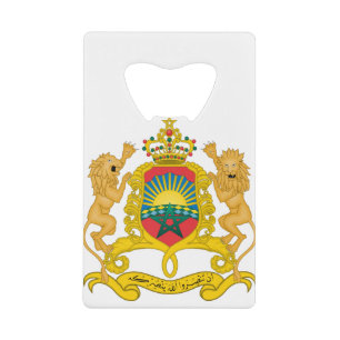 Abrebotellas De Tarjeta De Crédito emblema de marruecos