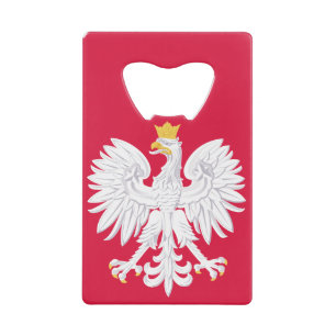 Abrebotellas De Tarjeta De Crédito emblema de polonia