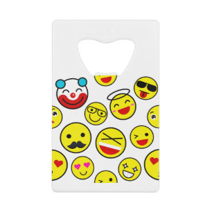 Abrebotellas De Tarjeta De Crédito emojis de payasos divertidos