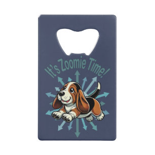 Abrebotellas De Tarjeta De Crédito Es el montón de tiempo basset de Zoomie